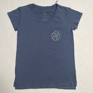 Aloha Exchange Women’s ABC Shearwater Pocket Short Sleeve Tee, Size Small